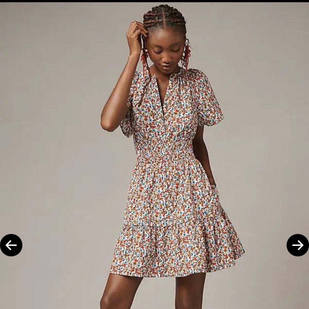 Anthropologie the Somerset Mini Dress in Honey Ditsy Floral
